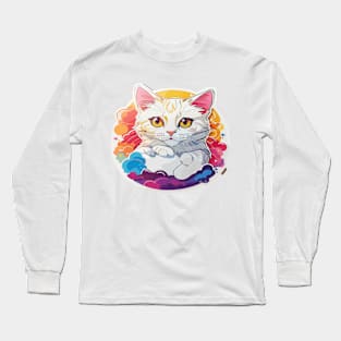 Peeking cat Long Sleeve T-Shirt